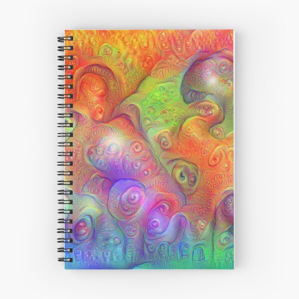 Item preview, DeepDream Tomato Steelblue Ecstatic Autumn designed and sold by blackhalt.