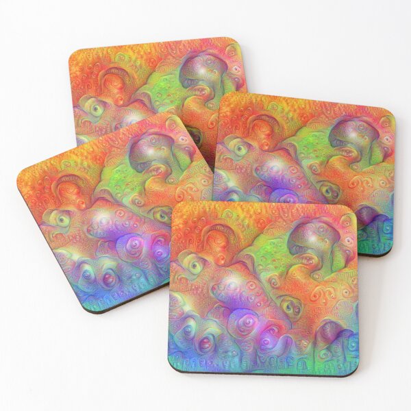 Item preview, DeepDream Tomato Steelblue Ecstatic Autumn designed and sold by blackhalt.