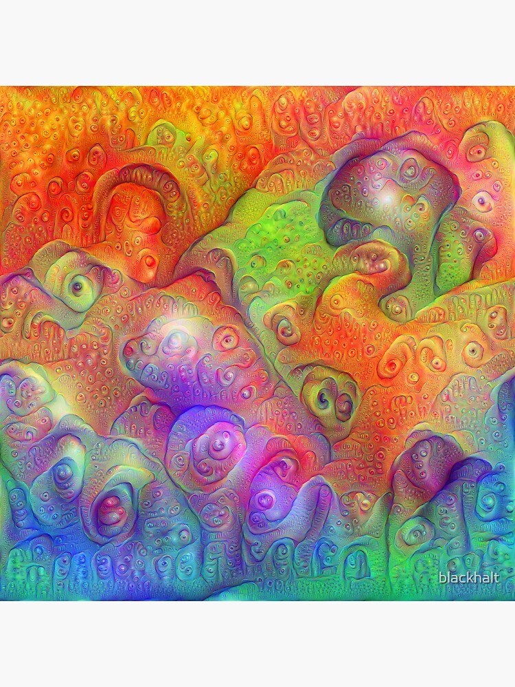 DeepDream Tomato Steelblue Ecstatic Autumn by blackhalt