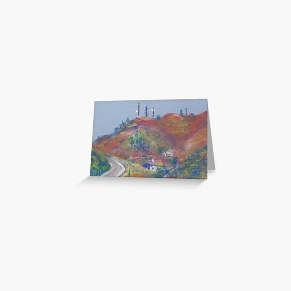 The Road to Fallbrook (pastel) Greeting Card