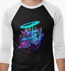 Crystal Wolf Men's Baseball ¾ T-Shirt