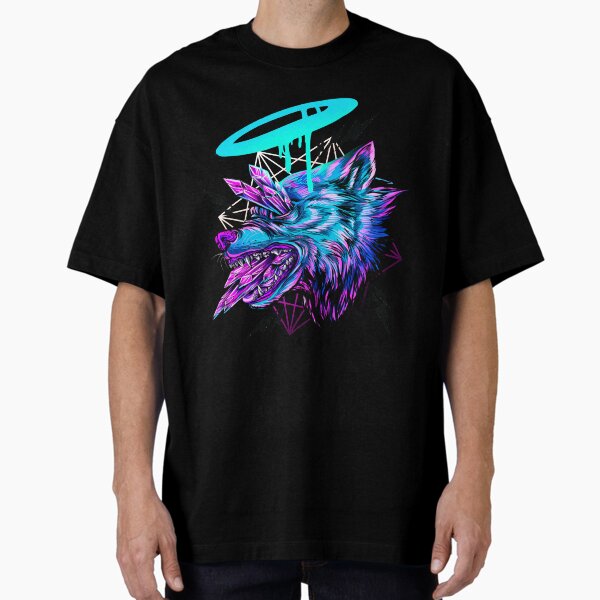 Lobo de cristal Camiseta oversize