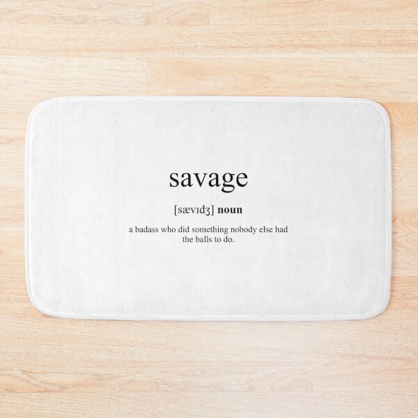 Item preview, Savage Definition | Dictionary Collection designed and sold by Designschmiede.