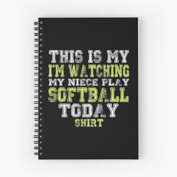 Item preview, This Is My I'm Watching My Niece Play Softball Today Shirt designed and sold by nikkidawn74.