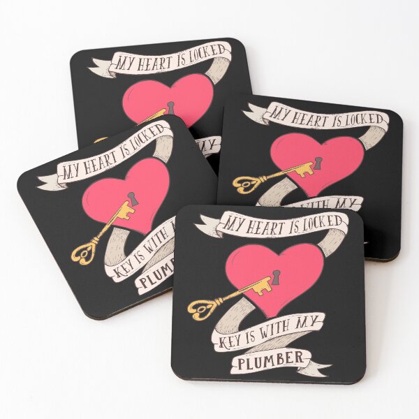 Item preview, Valentine's Day Gift - Plumber's Wife Gift, Plumber's Girlfriend Gift - My Heart Is Locked, Key Is With My Plumber designed and sold by kntranhoang.