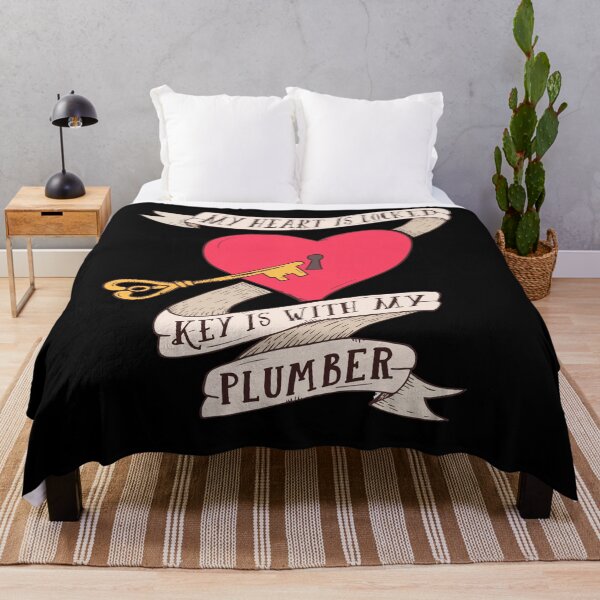 Item preview, Valentine's Day Gift - Plumber's Wife Gift, Plumber's Girlfriend Gift - My Heart Is Locked, Key Is With My Plumber designed and sold by kntranhoang.