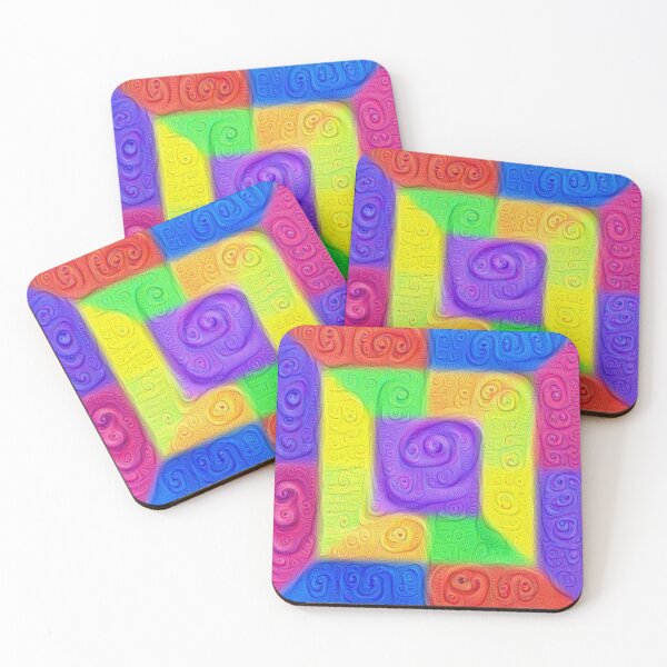 Item preview, DeepDream Color Squares Visual Areas designed and sold by blackhalt.