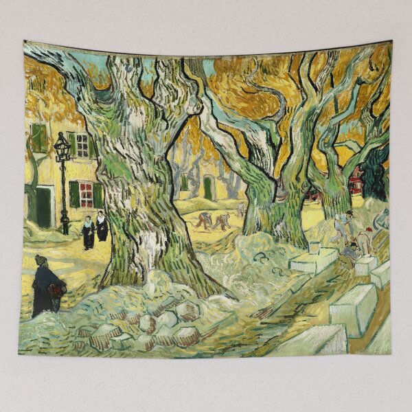 Item preview, The Road Menders,by Gogh, Vincent van  designed and sold by Irina Polyanskaya.