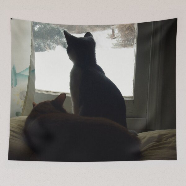 Item preview, Snowy Kitty TV designed and sold by Frankie Cat Photography.