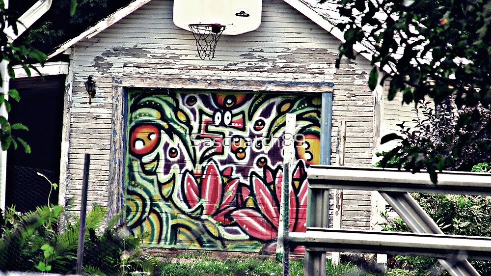 “Garage Door Graffiti” by Sasquatch89 | Redbubble