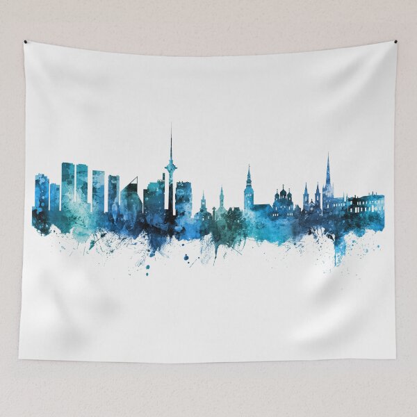 Item preview, Tallinn Estonia Skyline designed and sold by ArtPrints.