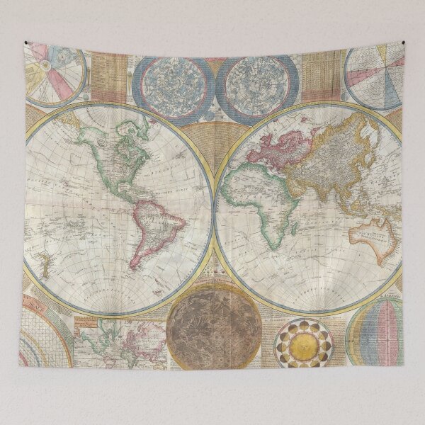 Item preview, Vintage Old World Map, Map Background, Global Map designed and sold by Logic72.