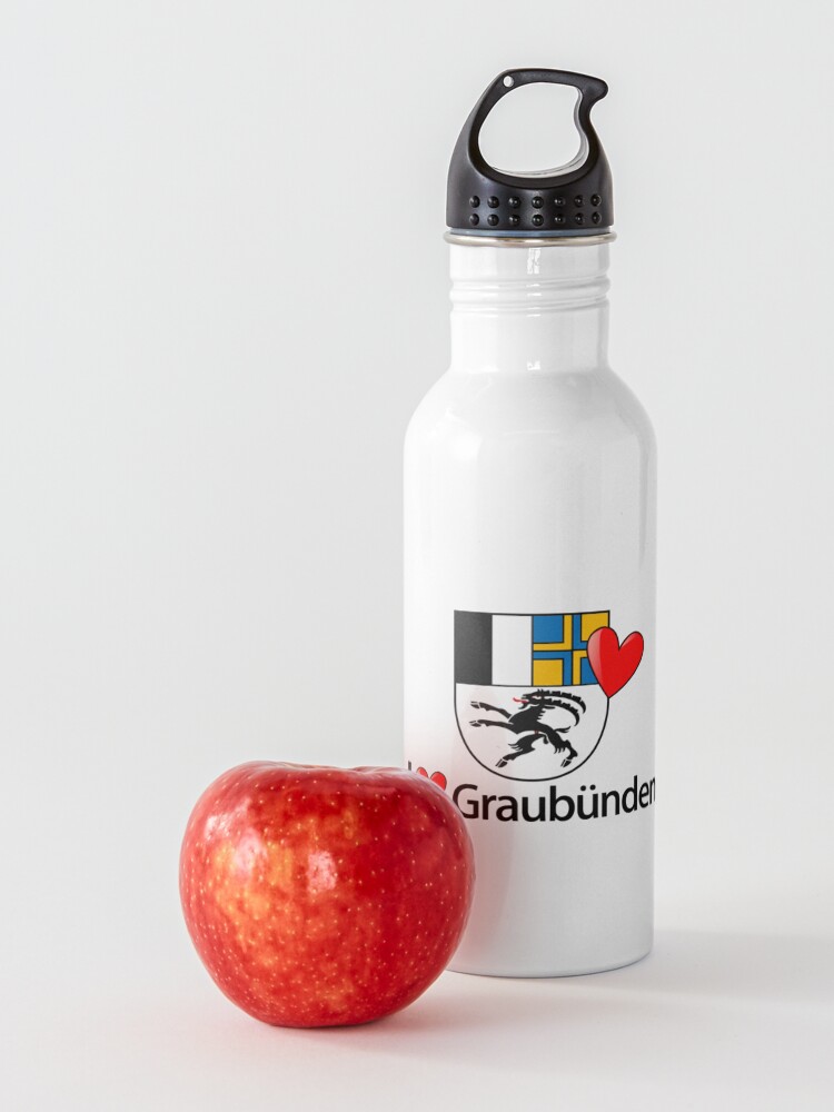 Alternative Ansicht von I love Graubünden Trinkflasche