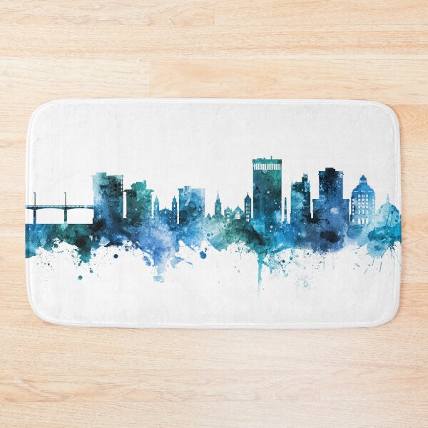 Item preview, Asheville North Carolina Skyline designed and sold by ArtPrints.