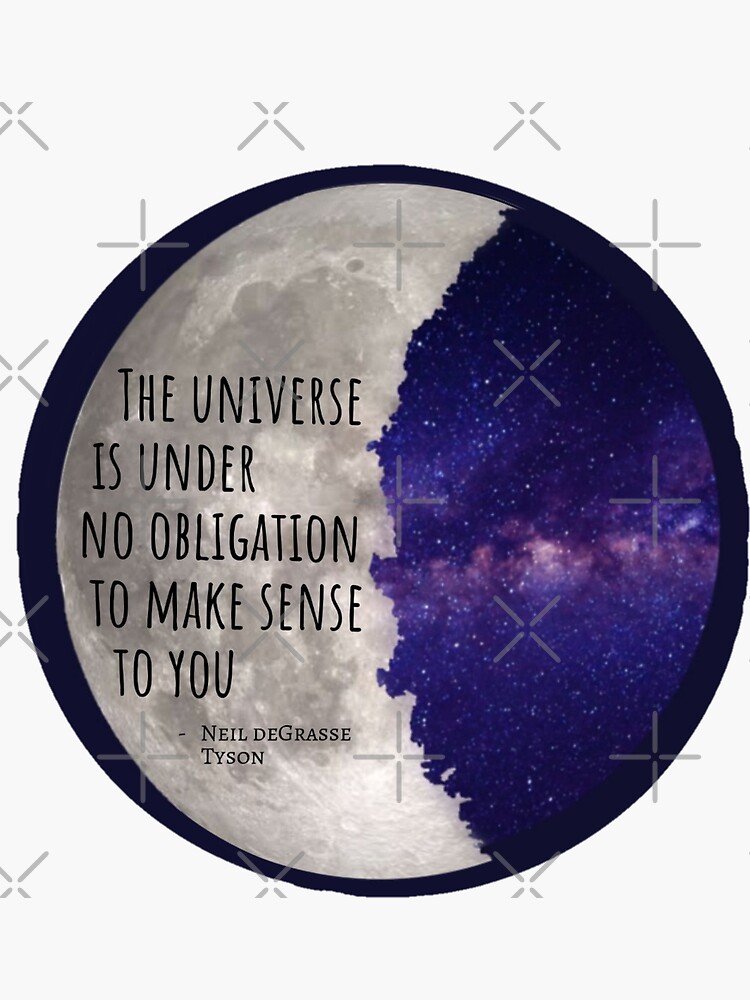 the-universe-is-under-no-obligation-to-make-sense-to-you-sticker-for