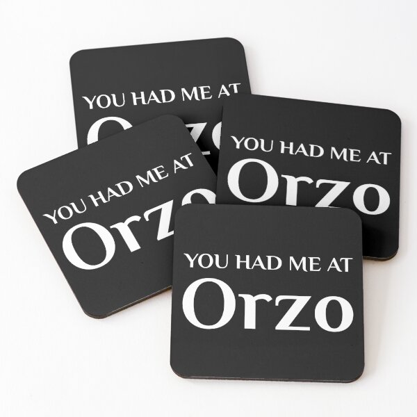 Item preview, Had Me At Orzo Funny Italian Food Fan designed and sold by Creekman Designs.