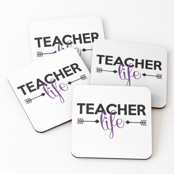 Item preview, Teacher Life Purple White Teach Professor Adjunct Appreciation designed and sold by ArtikIceTees.