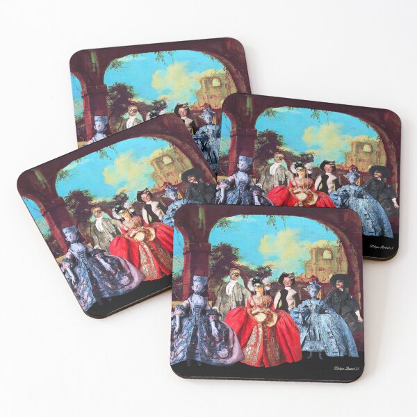 Item preview, ANTIQUE VENETIAN CARNIVAL PUPPETS AND MASQUERADE MASKS  designed and sold by BulganLumini.