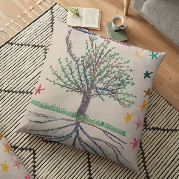 Life Code Tree of Time Floor Pillow