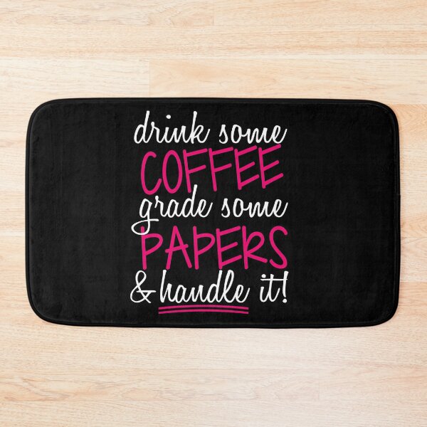 Item preview, Coffee Grade Papers PinkTee Shirt T-shirt Teacher designed and sold by ArtikIceTees.