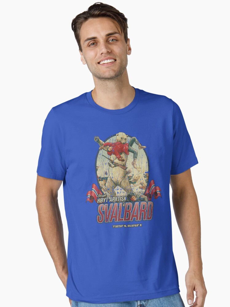 Thumbnail 1 of 7, Essential T-Shirt, Visit High Arctic Svalbard designed and sold by jacobcdietz.