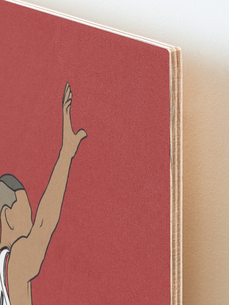 Alternate view of Damian Lillard Waves Goodbye Mounted Print