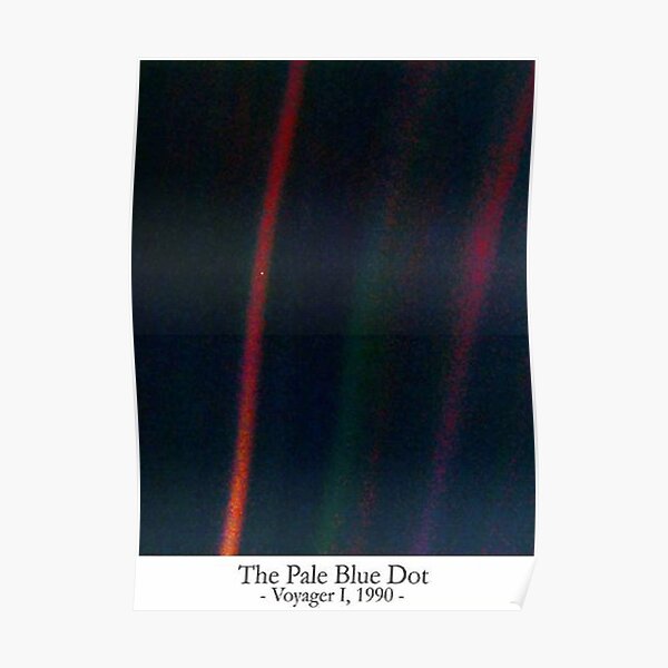 Pale Blue Dot Wall Art Redbubble