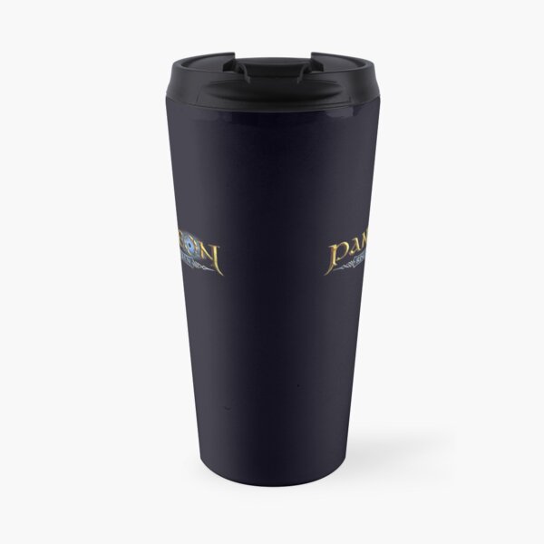 Double Pantheon Logo Travel Coffee Mug