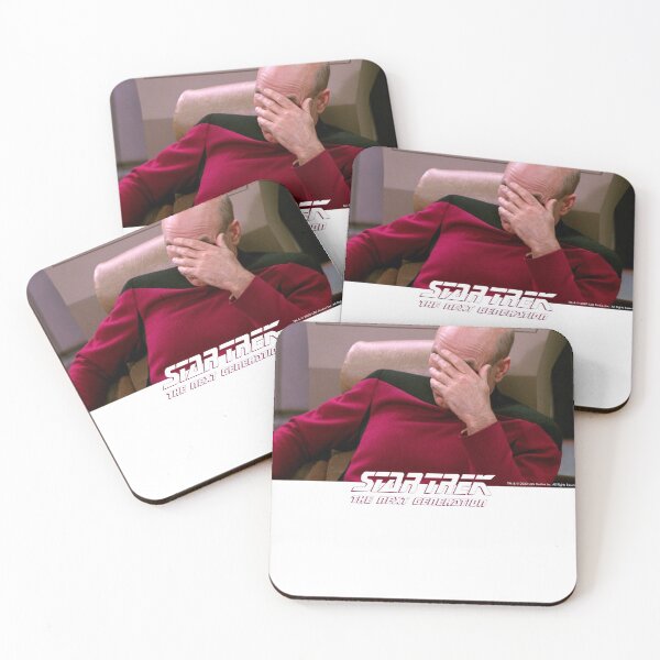 Item preview, Star Trek Next Generation Captain Picard Face Palm designed and sold by FifthSun.