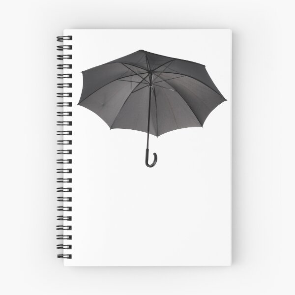 Item preview, Bottom view at single open black umbrella designed and sold by Arletta Cwalina.