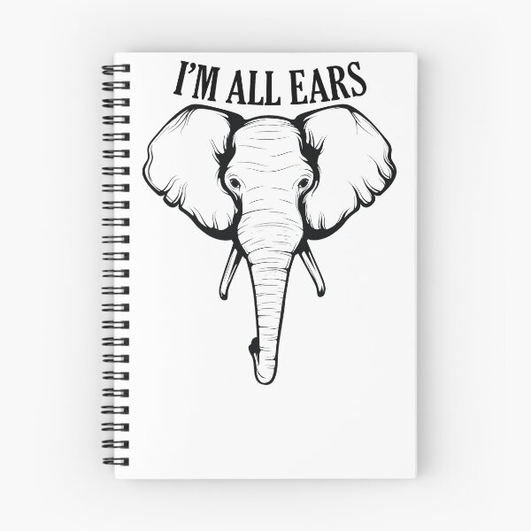 Item preview, I'm All Ears Elephant Gift designed and sold by captainhobbyist.
