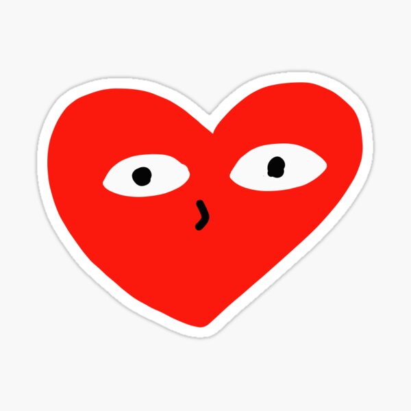 comme des garcons sticker pack