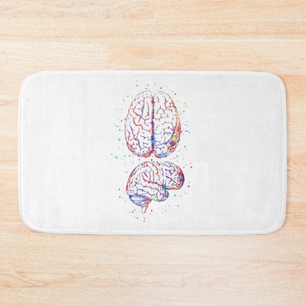 Item preview, Brain anatomy, medical art, watercolor Brain, Brain print designed and sold by Rosaliartbook.