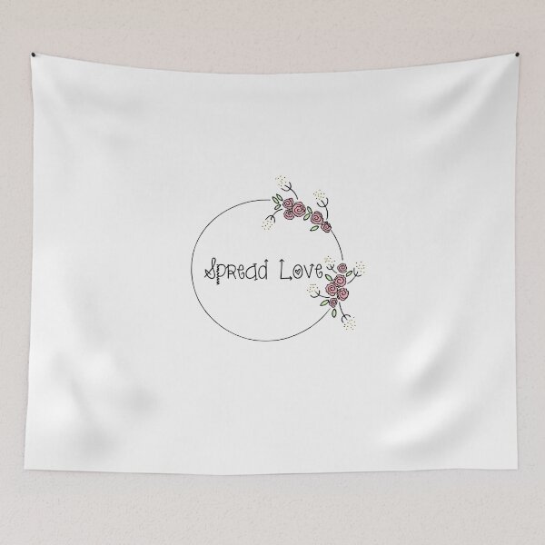 Item preview, Spread Love Floral circle designed and sold by Madison Elizabeth.