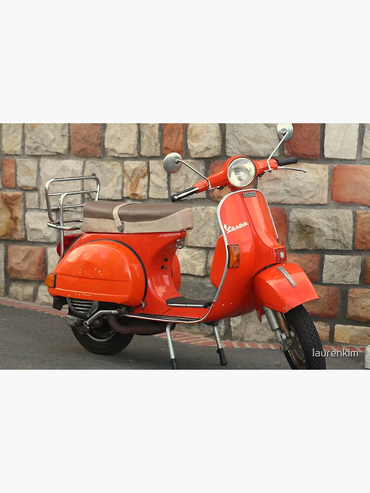 Orange Vespa by laurenkim