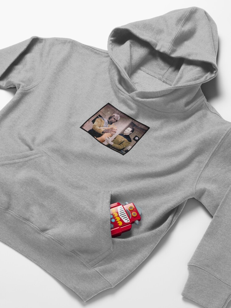 Alternate view of Star Trek Next Generation What is This? Poster Kids Pullover Hoodie