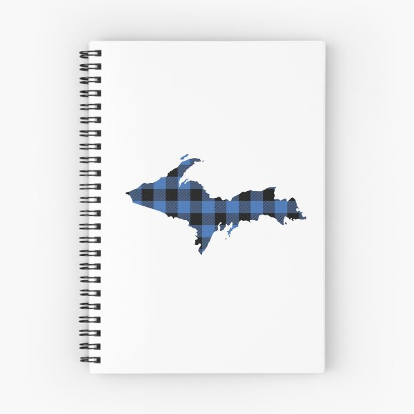 Item preview, Upper Peninsula of Michigan Blue Flannel State designed and sold by DoctorWatsonArt.