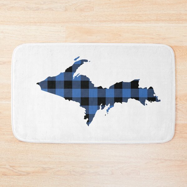 Item preview, Upper Peninsula of Michigan Blue Flannel State designed and sold by DoctorWatsonArt.