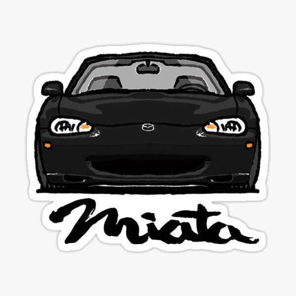 MX5 Miata NB - NB1 Black Sticker