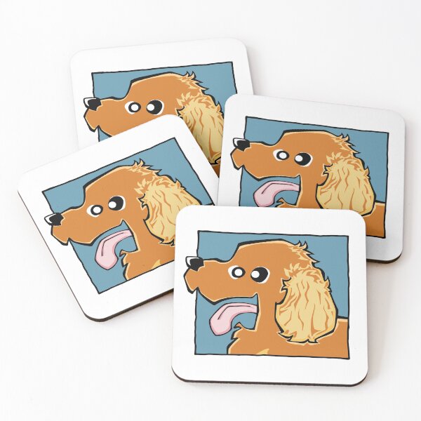 Item preview, Cocker Spaniel - Golden (Face) WHITE BG designed and sold by TheChicken.