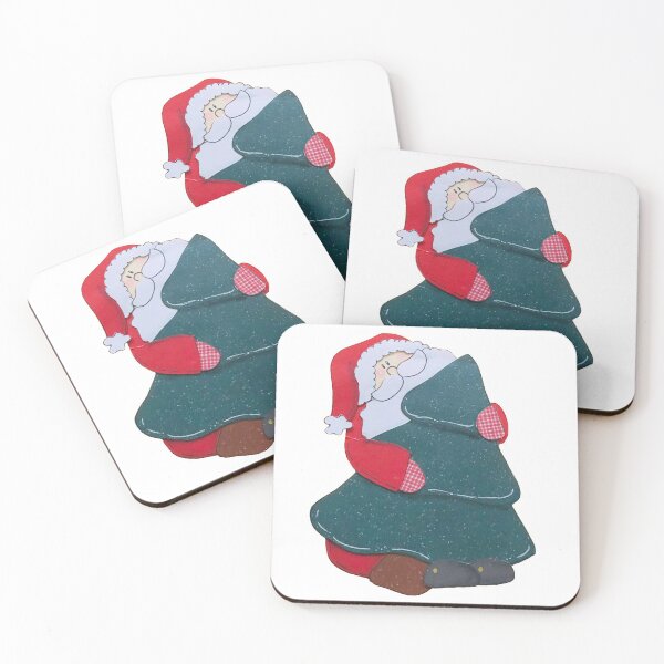 Item preview, Santa Claus Holding a Christmas Tree designed and sold by bigberzerk.