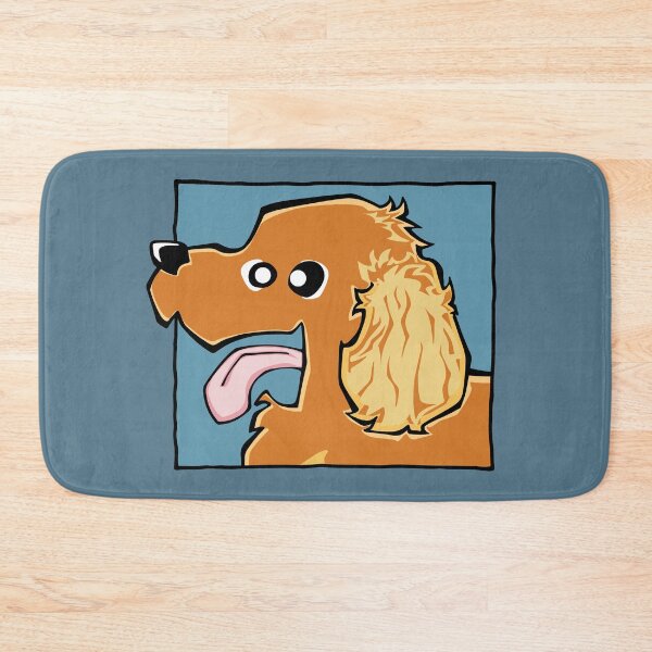 Item preview, Cocker Spaniel - Golden (Face) BLUE BG designed and sold by TheChicken.