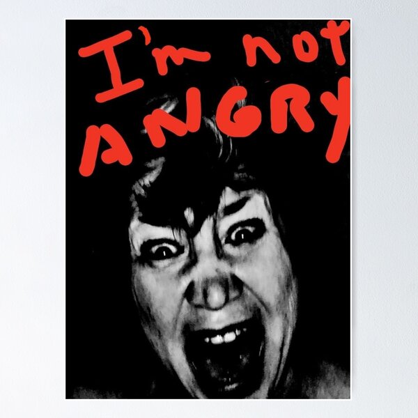 Item preview, I'M NOT ANGRY designed and sold by Nicole Wiedig.