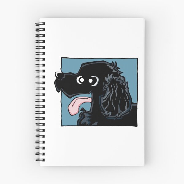 Item preview, Cocker Spaniel - Black (Face) WHITE BG designed and sold by TheChicken.