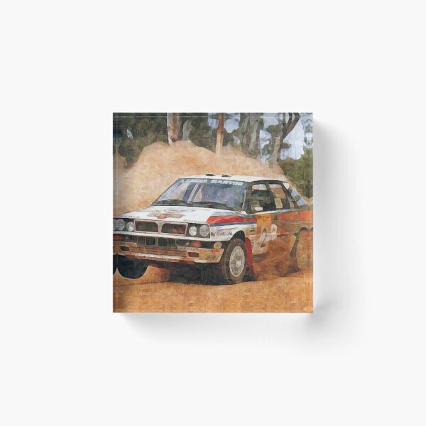 Item preview, Lancia Delta Integrale Rally Poster – Classic Group A Legend designed and sold by Road To Track.