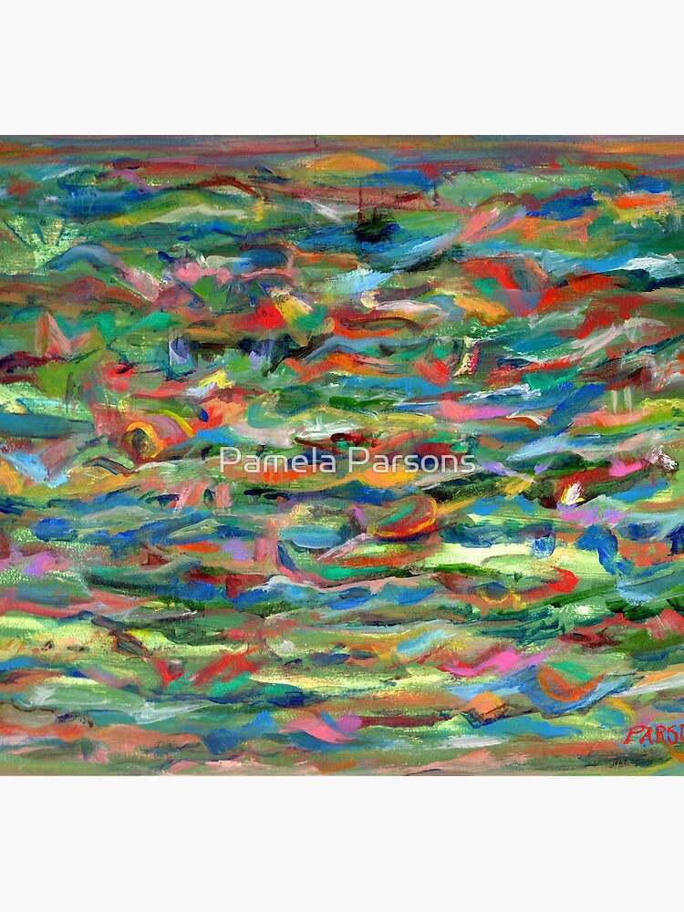 Birds Flying Over Water. From original painting by Pamela Parsons. by parsonsp