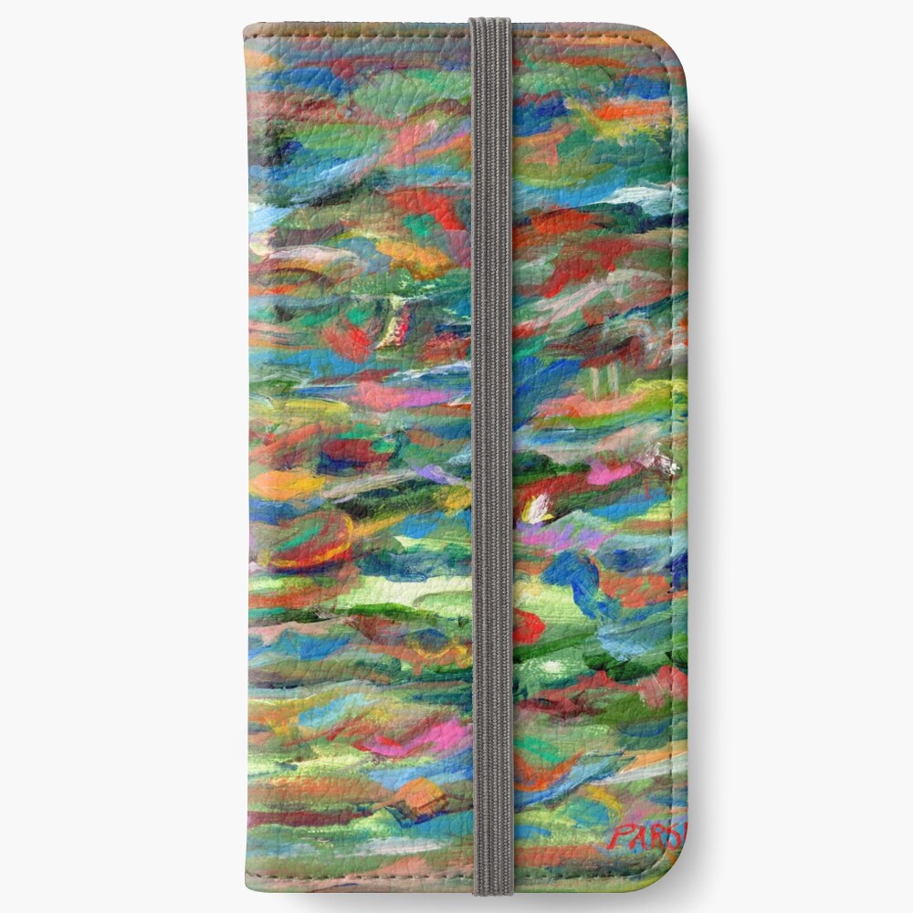 Birds Flying Over Water. From original painting by Pamela Parsons. iPhone Wallet