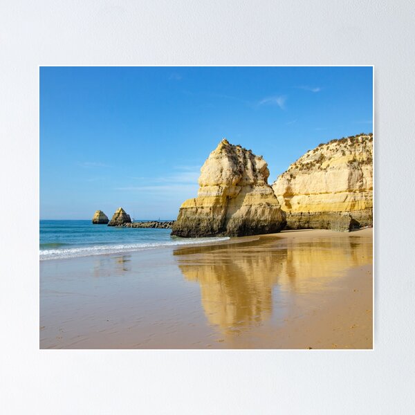 Praia Da Rocha Reflection Poster