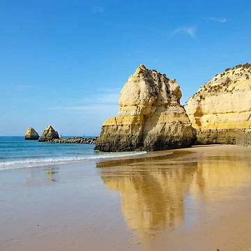 Artwork thumbnail, Praia Da Rocha Reflection by GG WALL ART