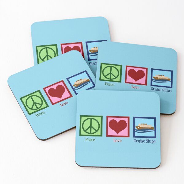 Item preview, Peace Love Cruise Ships designed and sold by Epic Love Designs.